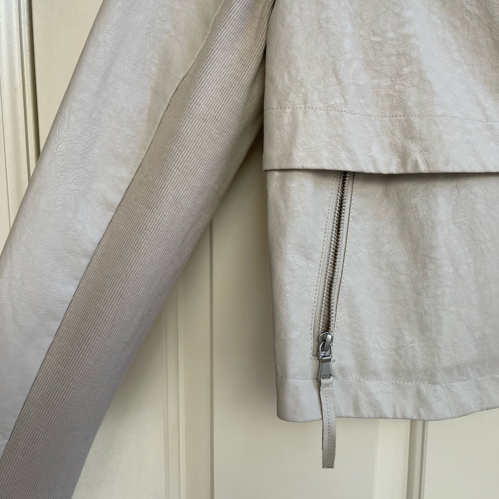 Anthropologie vegan leather jacket NWT - Picture 7 of 13